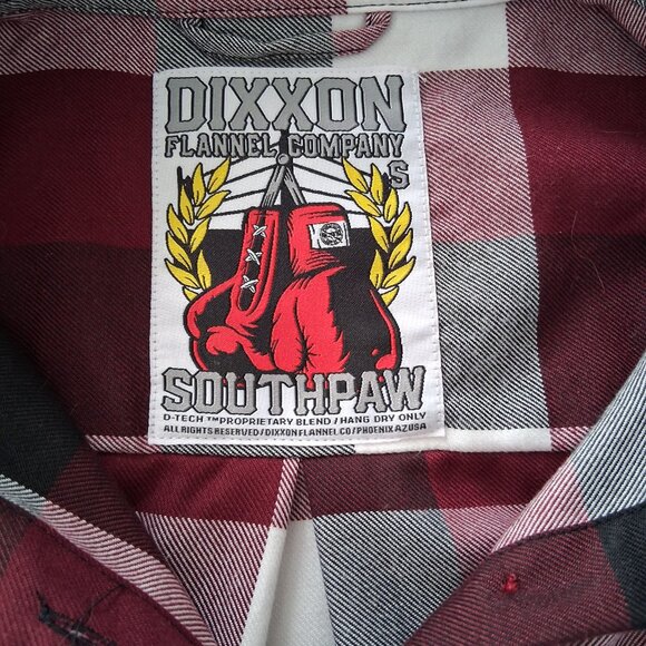 Dixxon Flannel Southpaw Shirt Women Small Purple Plaid Workwear Cabincore - Picture 6 of 9